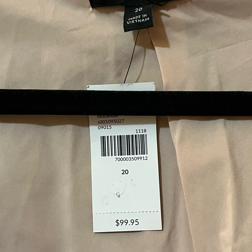 Lane Bryant Rose Gold Sequin Blazer Size 20 NWT - Picture 4 of 7